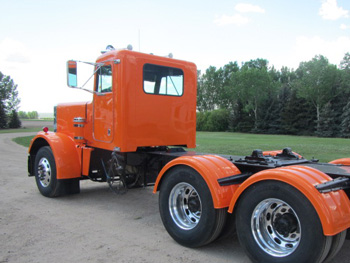 orange truck